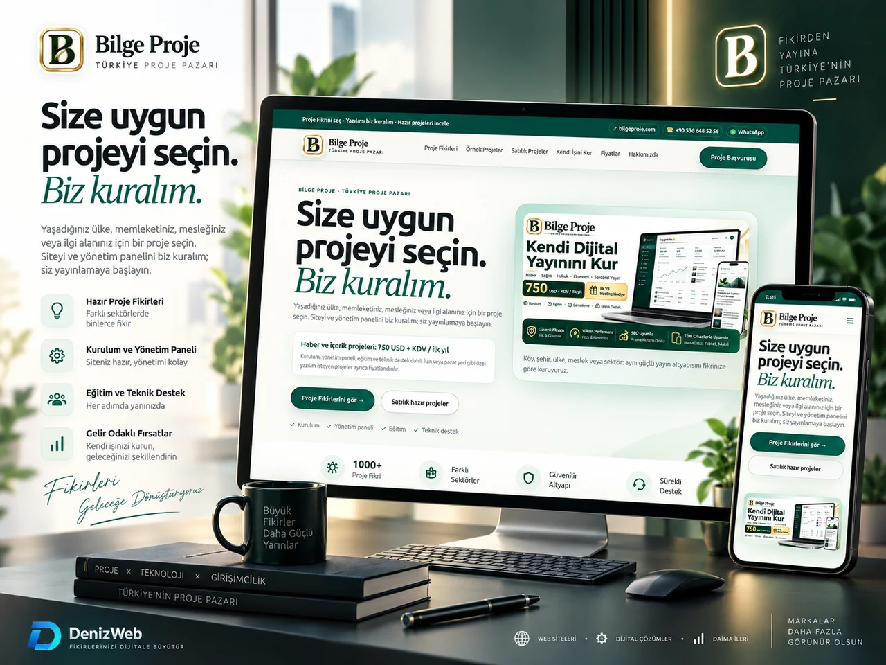 BilgeProje proje görünümü
