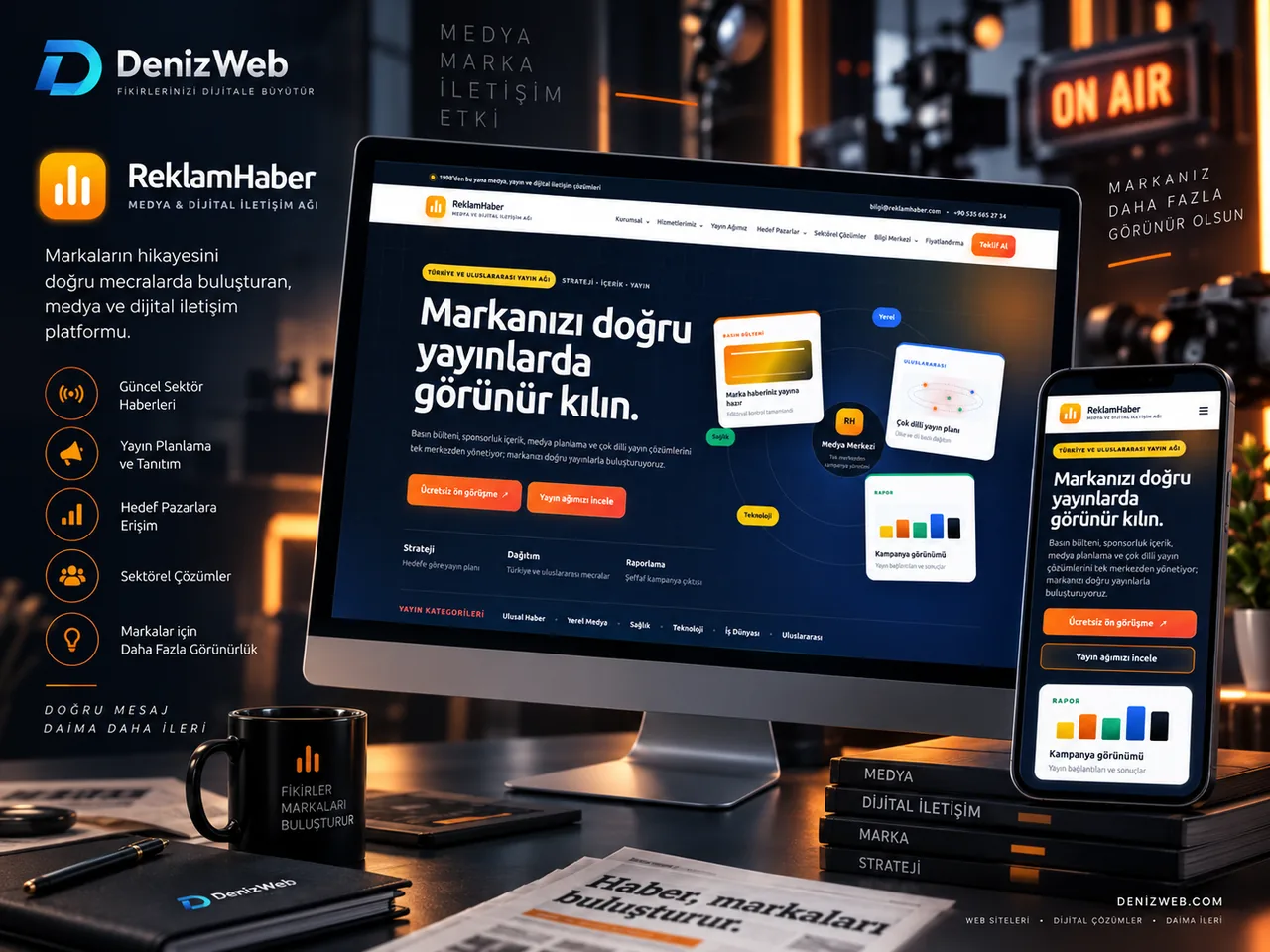 ReklamHaber proje görünümü